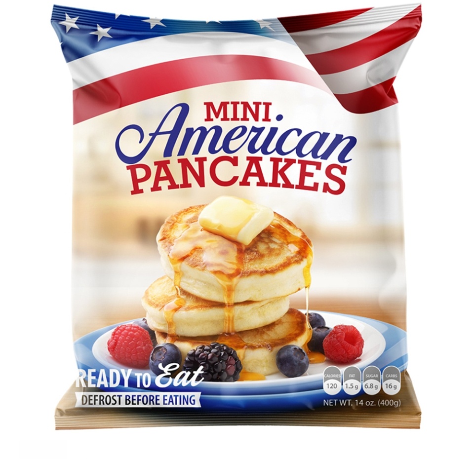 

Оладьи быстрозамороженные Crepelatier mini American Pancakes 400 г