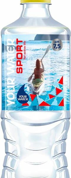 Вода Your Water Sport природная негазированная с дозатором 0.75л