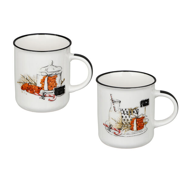 Кружка 320мл, фарфор, 