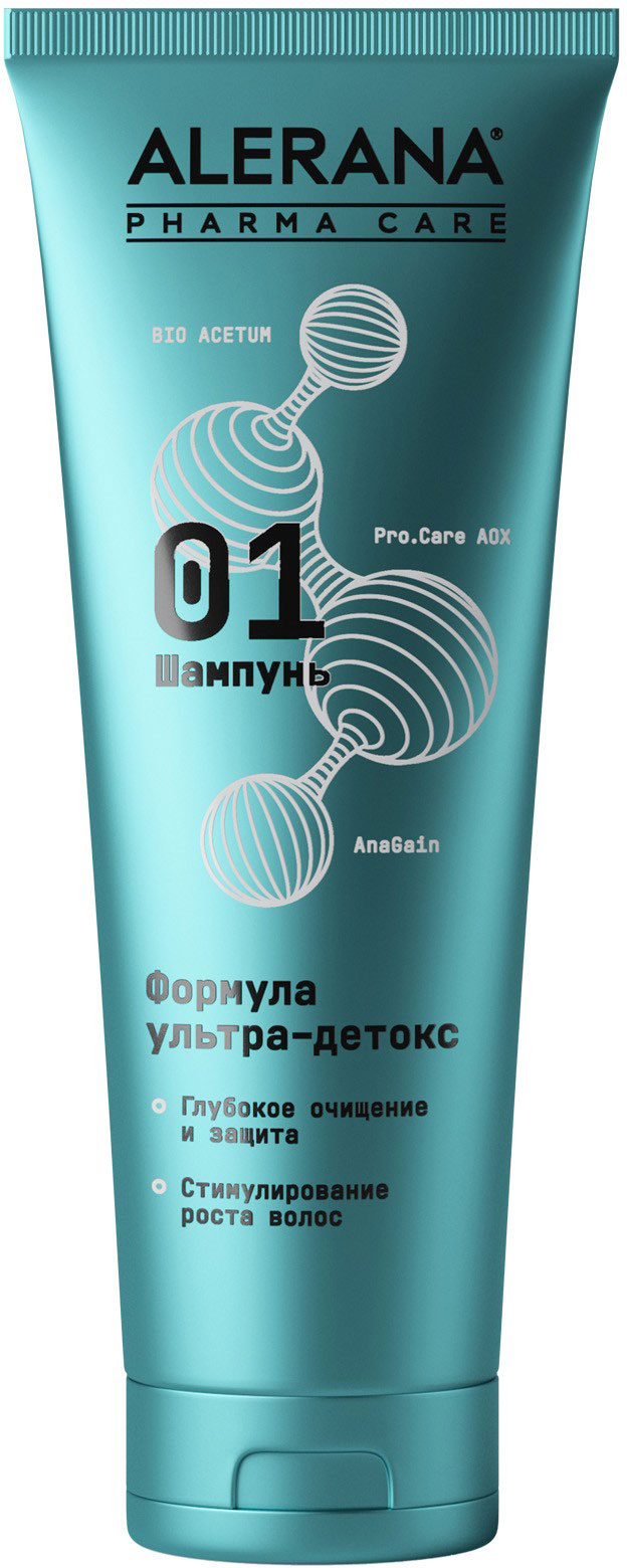

Шампунь Alerana Pharma Care для волос ультра детокс 260 мл