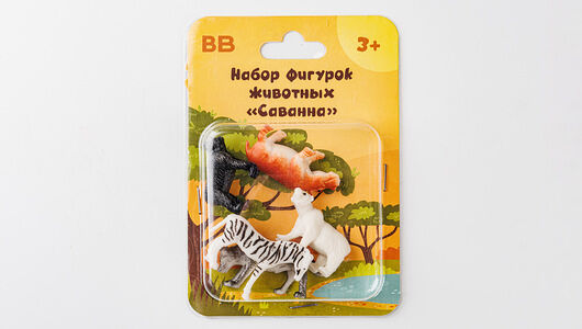 Набор фигурок животных ВкусВилл 