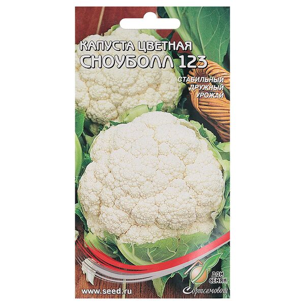 Семена Капуста цветная Сноуболл 123