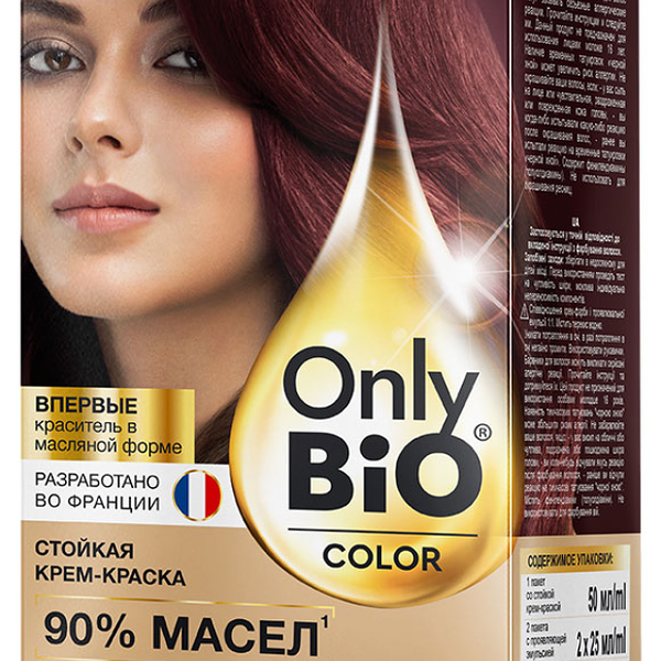 Крем-краска для волос стойкая Only Bio Color 5.6 Красное дерево
