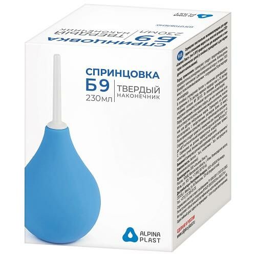 Спринцовка Альпина Пласт с твердым наконечником Б9 230 мл