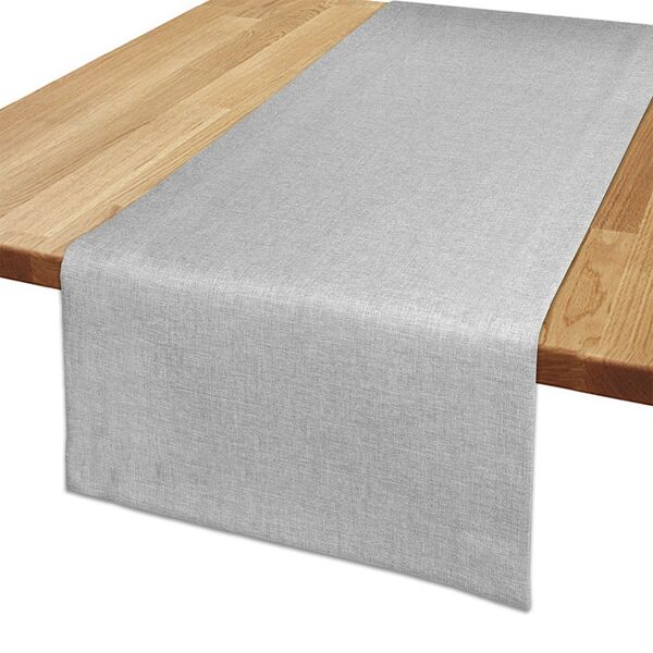 Скатерть-дорожка, размер: 150х40см, цвет серый, плотность 200 г/м2, 100% п/э, тефлон
