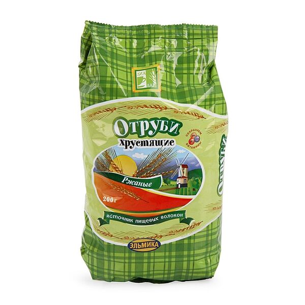 Отруби ржаные Диадар хрустящие