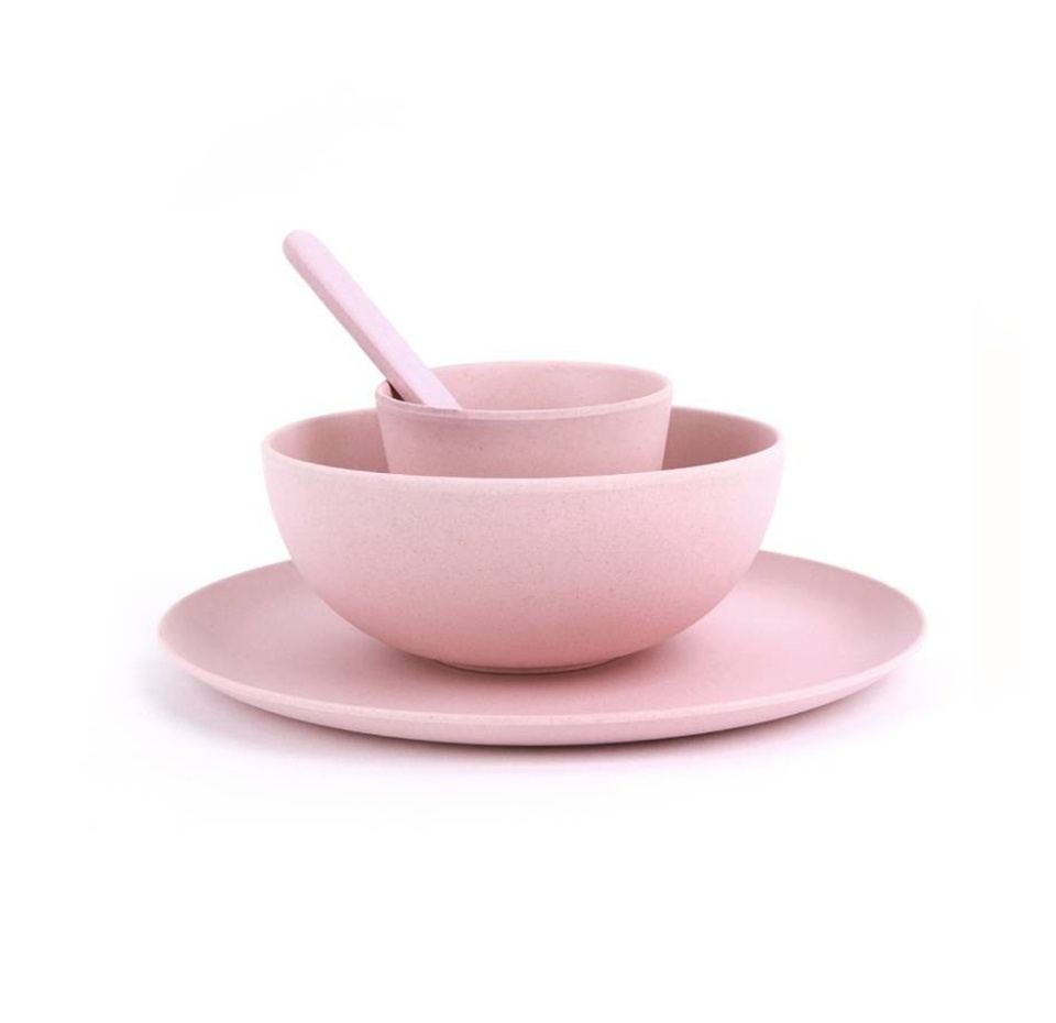 

Набор бамбуковой посуды Love Mae Mini Set, светло-розовый, 5 предметов, Китай