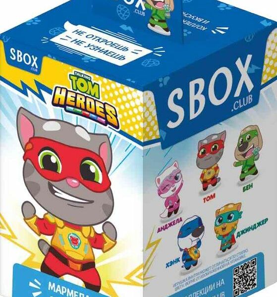 Мармелад Sweet Box Апельсин, яблоко, клубника, персик, манго в ассортименте, 10г