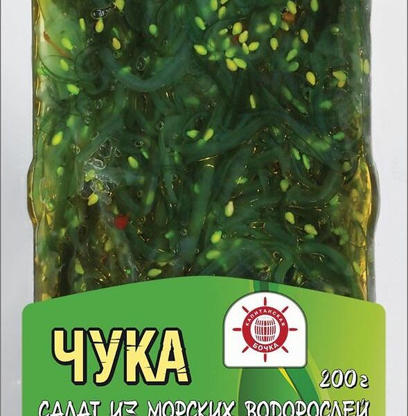 Салат из морских водорослей Капитанская бочка