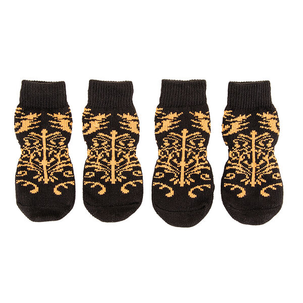 Носки для собак 2XL черный (унисекс)