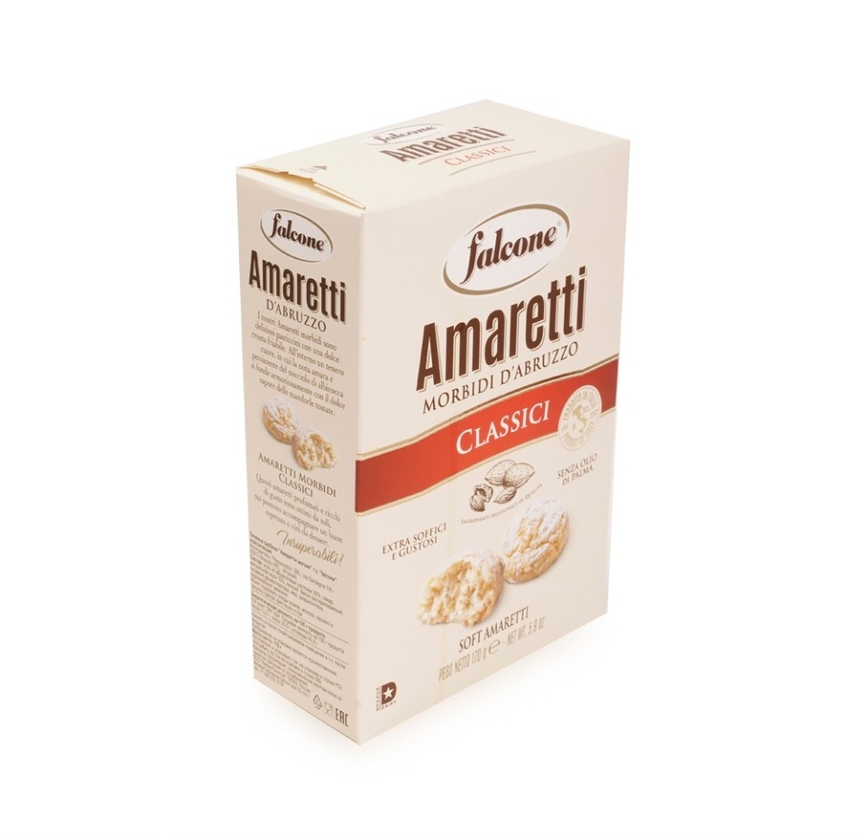 

Печенье сдобное Falcone Amaretti Morbidi Classici 170 г