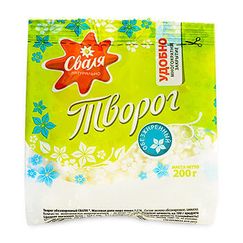Творог обезжиренный Сваля