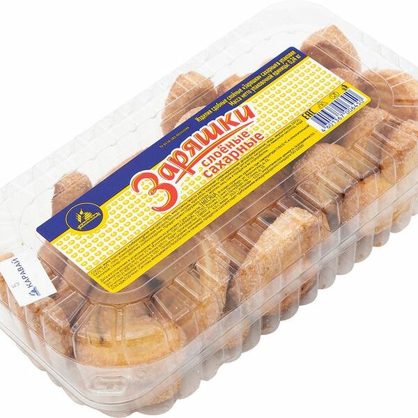 Заряшки Каравай слоеные сахарные