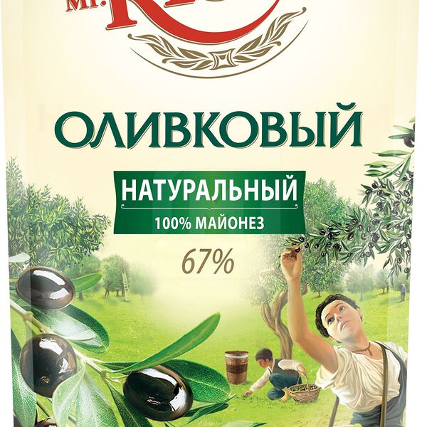 Майонез Mr. Ricco Оливковый 67%, 400 мл