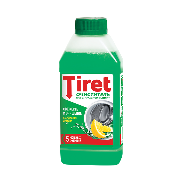 Очиститель Tiret свежесть лимона для стиральных машин  