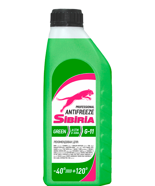 Антифриз SIBIRIA ОЖ-40 зеленый 1кг