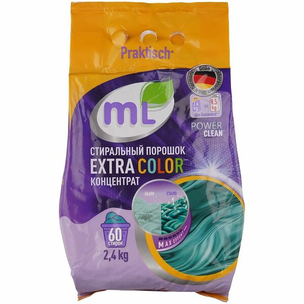 Стиральный порошок Meine Liebe Extra Color Формула защиты цвета Универсальный 2.4кг