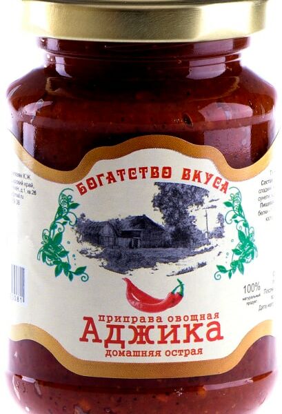 Аджика Богатство Вкуса Домашняя острая 200г