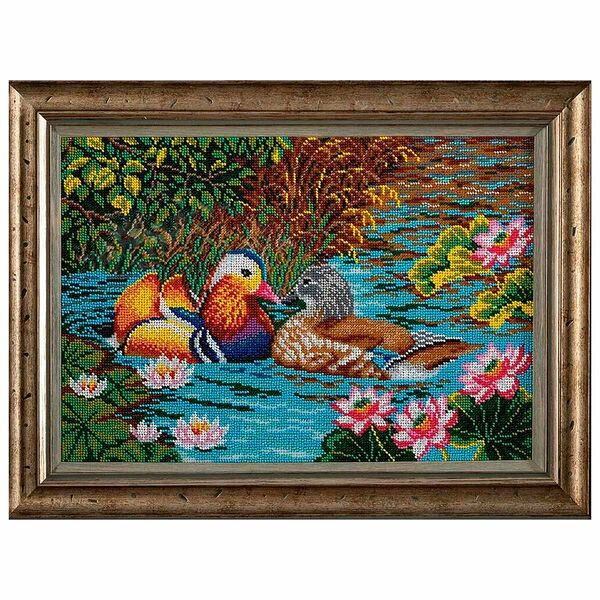 ВК-291 Набор для вышивания бисером Кроше 'Любовь и гармония' 38х27см