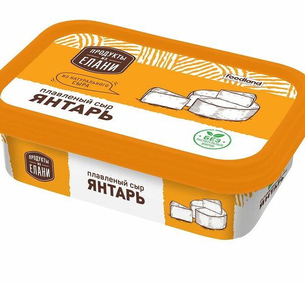 Сыр плавленый Продукты из Елани Янтарь 50%