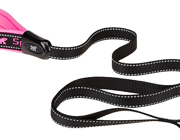 Ferplast поводок нейлоновый Sport Dog Matic 20 мм. х 120 см., Розовый