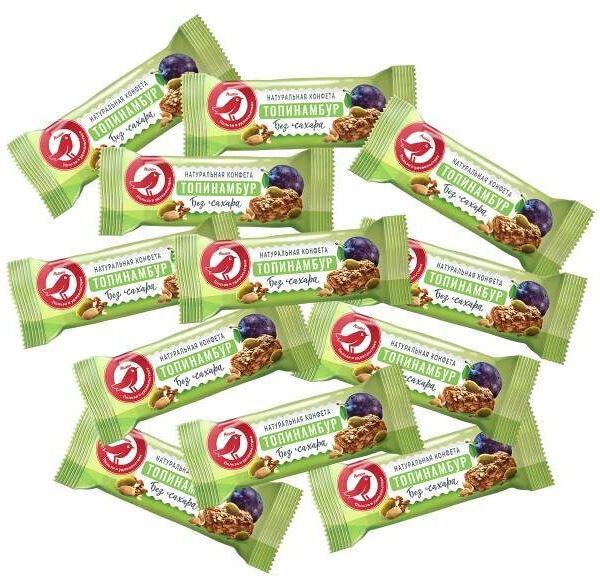 Конфеты Ашан Красная птица неглазированные с топинамбуром