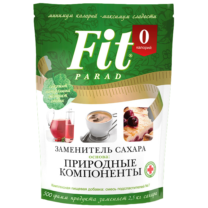

Заменитель сахара Fit Parad смесь подсластителей №7 500 г
