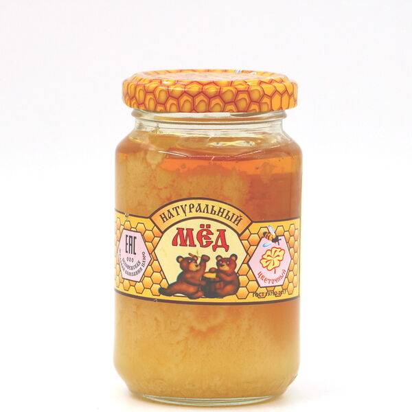 Мед нат. Цветоч. Дедушкина пасека Беловежская медовая компания  вес 250 г