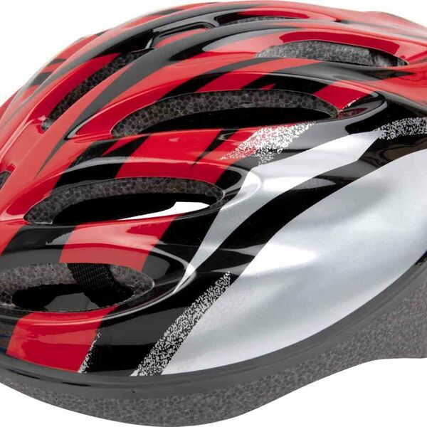 Велошлем красный, размер 54-60