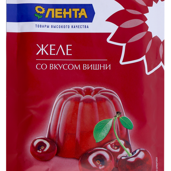 Желе ЛЕНТА со вкусом вишни