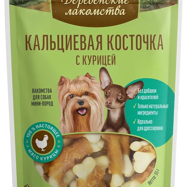 Лакомство для собак мини-пород Деревенские лакомства 
