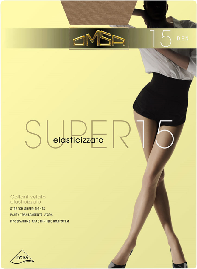 

Колготки женские OMSA Super 15 den caramello 4