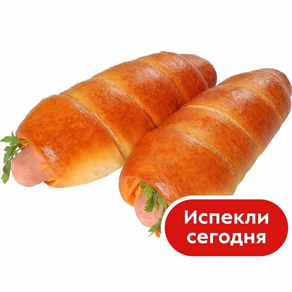 Рожок с сосиской 134г