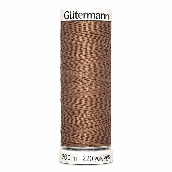 748277 Нить Sew-all для всех материалов, 200м, 100% п/э Gutermann(444 т.бежево-розовый)