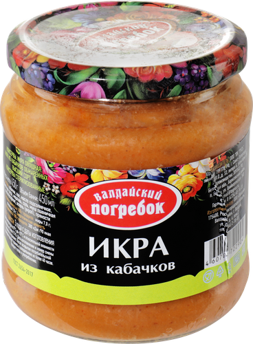 

Икра кабачковая Валдайский погребок 450 г