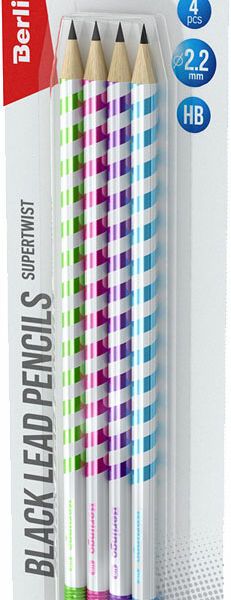 Набор карандашей Berlingo Supertwist чернографитных 4шт