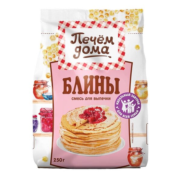 Смесь для выпечки Печем Дома Блины, 250 г
