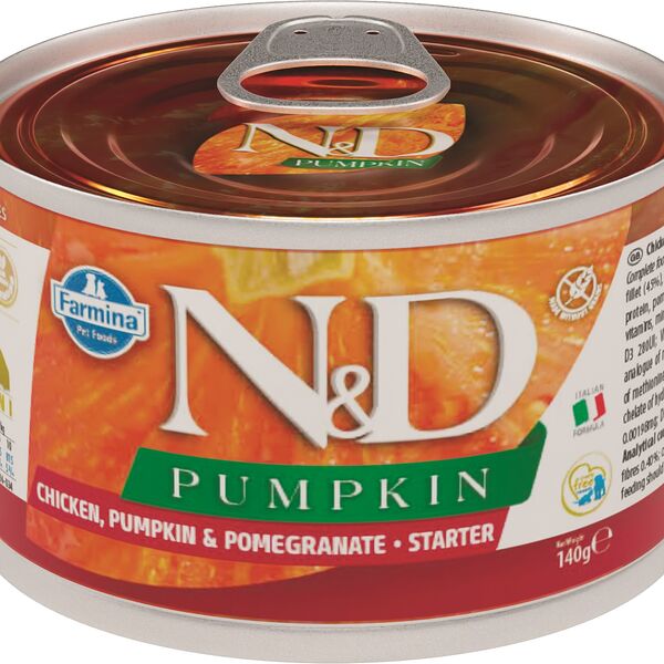 Farmina N&D Dog Pumpkin Adult Mini консервы для взрослых собак мелких пород Курица, тыква и гранат