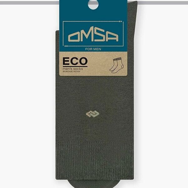 Носки мужские Omsa Eco 408, цвет: Militari, р. 29-31 (45-47)