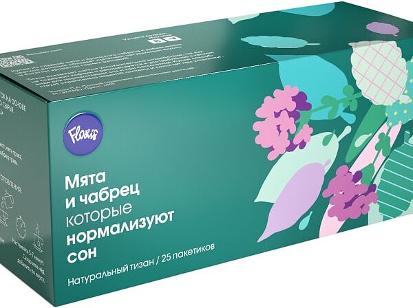 Чайный напиток Floris Мята и чабрец 37г