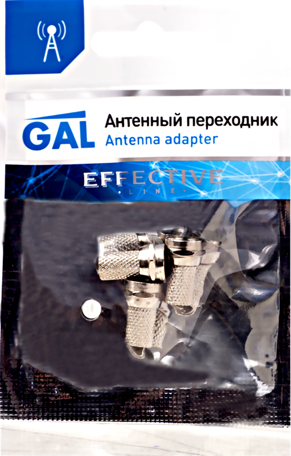 

Антенный переходник Effective line DORI/GAL F разъем для кабеля 3C2V блистер 2341, 3 шт