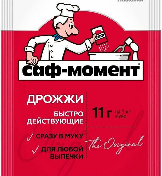 Дрожжи хлебопекарные Саф-момент сухие быстродействующие