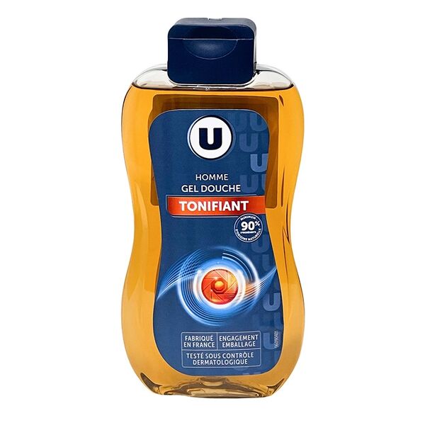Гель для душа U мужской тонизирующий By cooperative u enseigne 250 мл, Франция