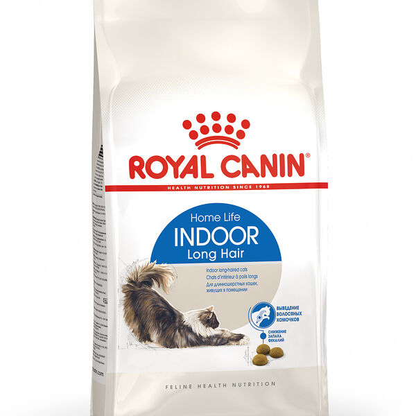 Royal Canin Indoor Long Hair для длинношерстных домашних кошек Курица