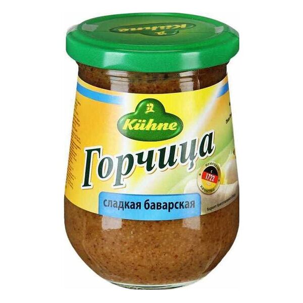 Горчица Kuhne Mustard sweet Сладкая Баварская 250 г