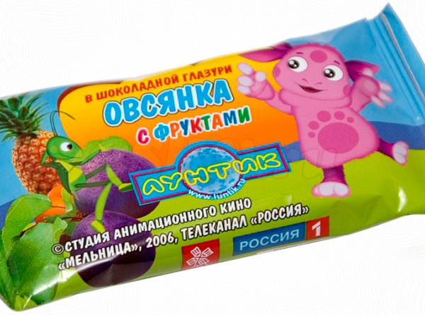 Батончик Виталад овсянка с фруктами  ТМ 