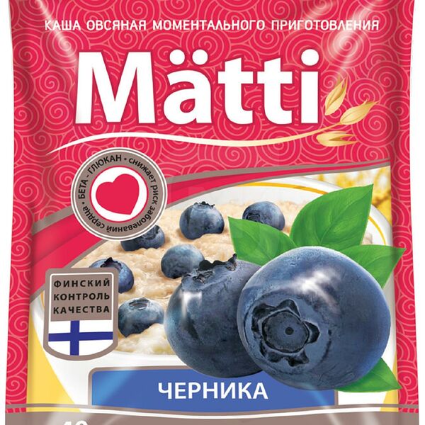 Каша MATTI Черника 40г