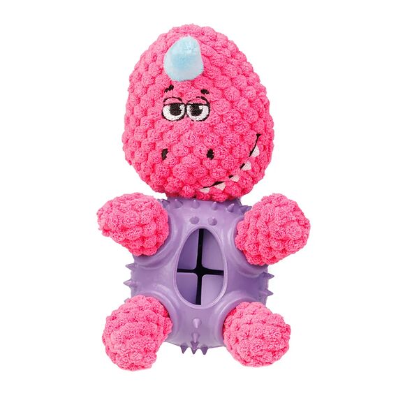 Игрушка для лакомств для собак Динозавр, 14 см