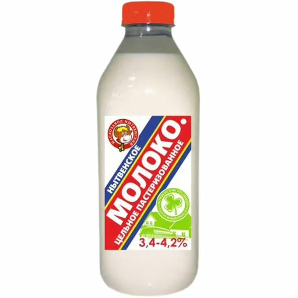 Молоко Нытвенский Маслозавод цельное, 3.4-4.2 %