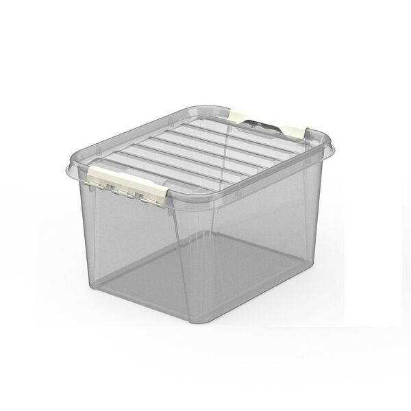 Ящик для хранения Профи Комфорт универсальный, с крышкой, 10 л, прозрачный